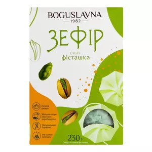 Marshmallow Boguslavna pistachio flavour 230 g — Boguslavna marshmallow 230g