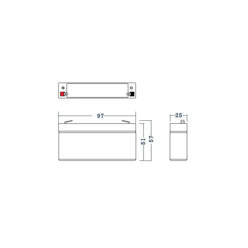 Green Cell AGM52 UPS akumulators 6V 1.2Ah Photo 12