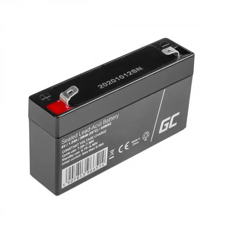 Аккумулятор Green Cell AGM52 6 В 1.2 Ач Photo 2