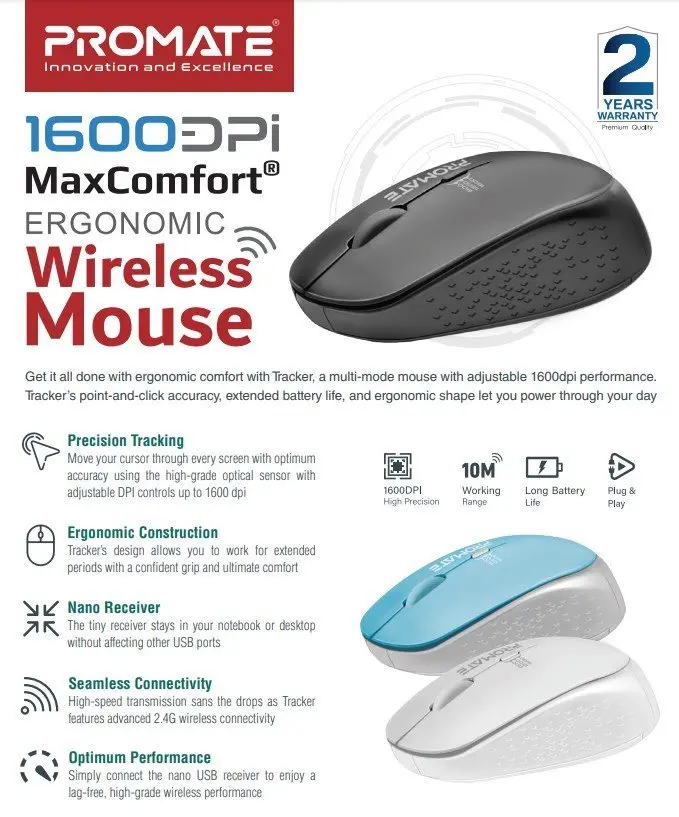 Мышка Promate Tracker MaxComfort Photo 4