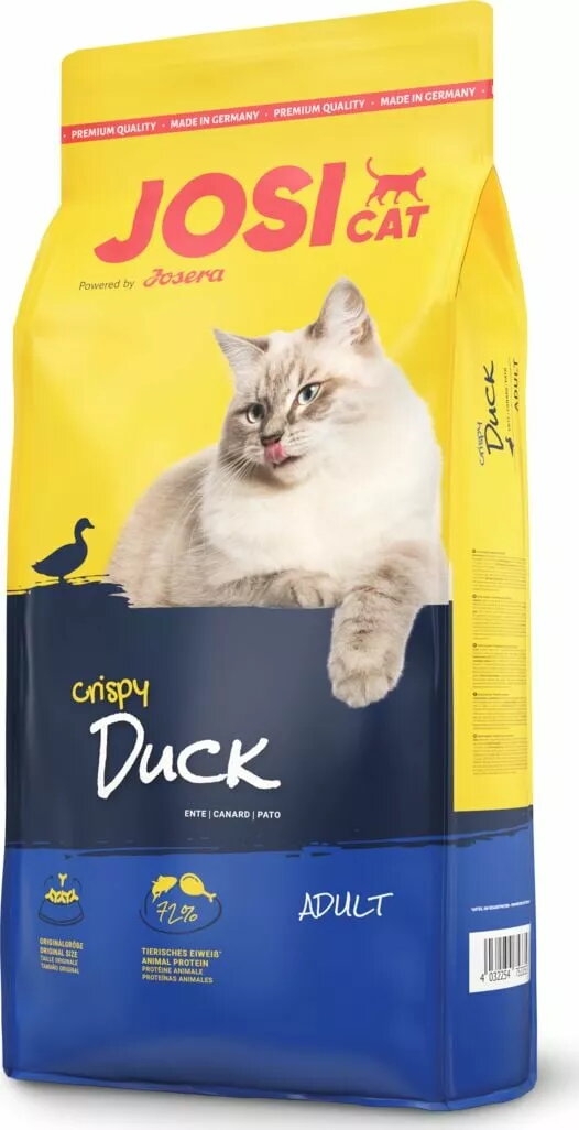 Sausais barības kaķiem JosiCat Crispy Duck