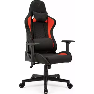 Gaming chair Sense7 Spellcaster — fabric upholstery, black-red color
