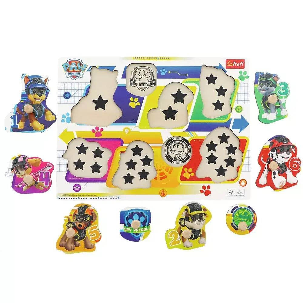 Wooden puzzle TREFL Medium Paw Patrol 61630 Photo 2