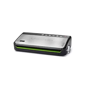 Vakuuma iesaiņotājs FoodSaver FFS005X, vakuums 0,5 mbar, 140 W, melna nerūsējošā tērauda