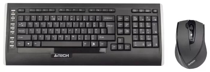 Klaviatūra A4Tech 9300F Pele iekļauta RF