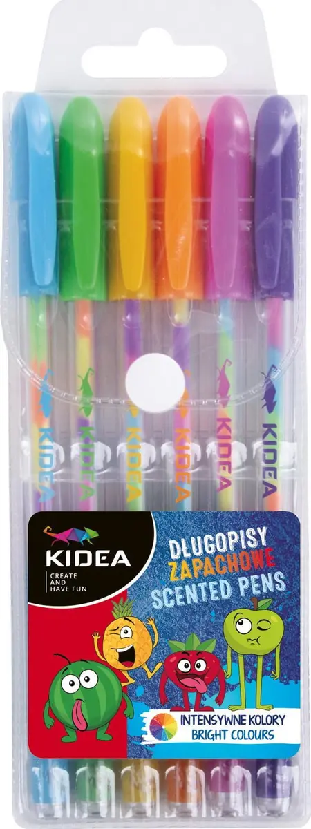 Derform gel pens Długopisy żelowe zapachowe 6 colors Photo 2