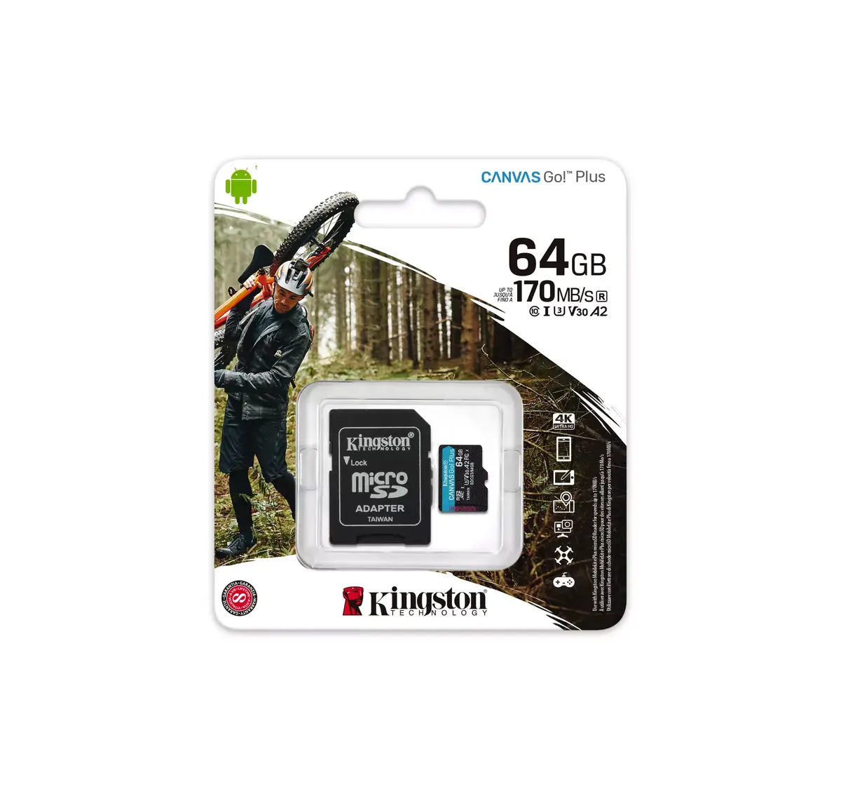 MicroSD karte Canvas Go Plus 170R A2 U3 V30 Photo 5