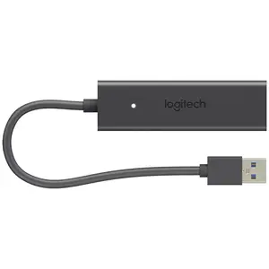 USB grafikas adapteris Logitech Screen Share 1920 x 1080, USB‑A (USB 2.0/3.2 Gen1), melns