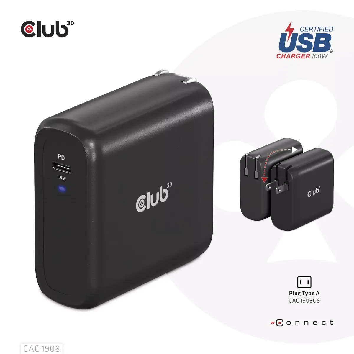 Travel Charger CLUB3D CAC-1908EU Photo 10