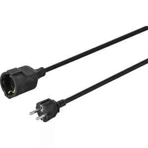 Power Extension Cord Conrad SY-4872636 5m 1 AC Outlet Outdoor Black