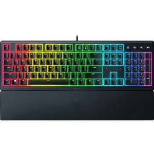 Wired gaming keyboard Razer Ornata V3 — membrane‑mechanical hybrid, RGB LED lighting, USB