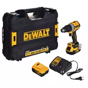 Cordless Drill/Driver DeWalt DCD805P2T 18V Li‑Ion 2x5.0Ah, 2‑speed, 90 N·m, 1.3 cm chuck, hammer function