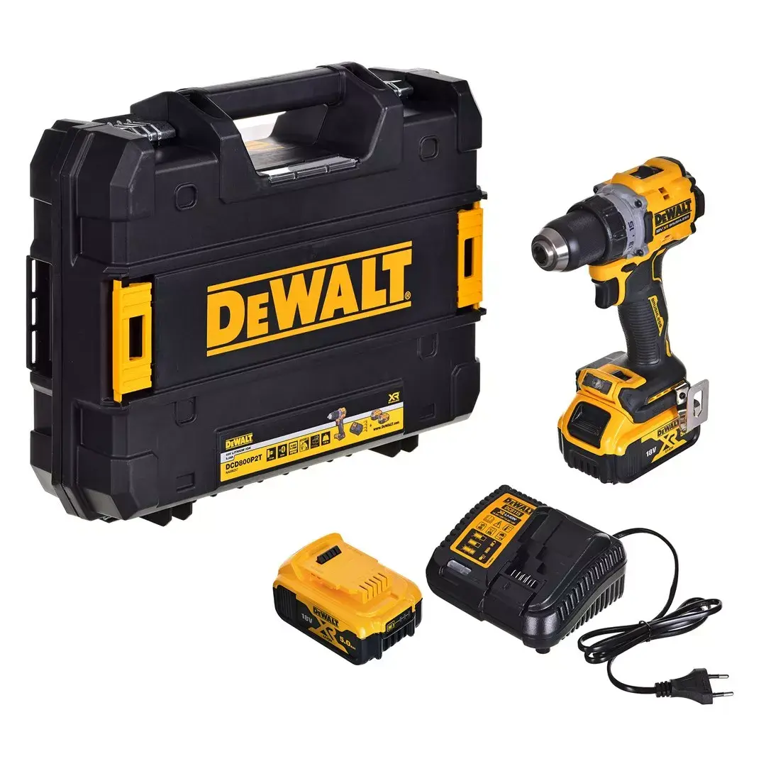 Skrūvgriezis DEWALT DCD800P2T-QW Photo 1
