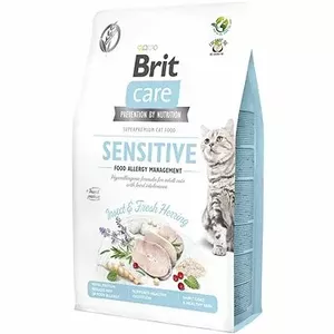 Сухой корм для кошек Brit Sensitive Adult с рыбой, 2 кг