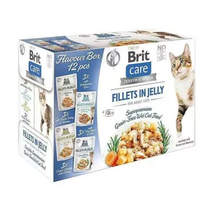 Влажный корм для кошек Brit Care FJ Flavour Box в желе 12 x 85 г