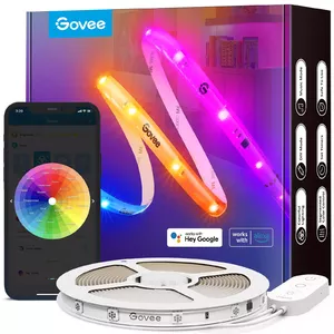 Govee RGBIC Wi-Fi + Bluetooth LED Strip Lights With Protective Coating Smart strip light Wi-Fi/Bluetooth White