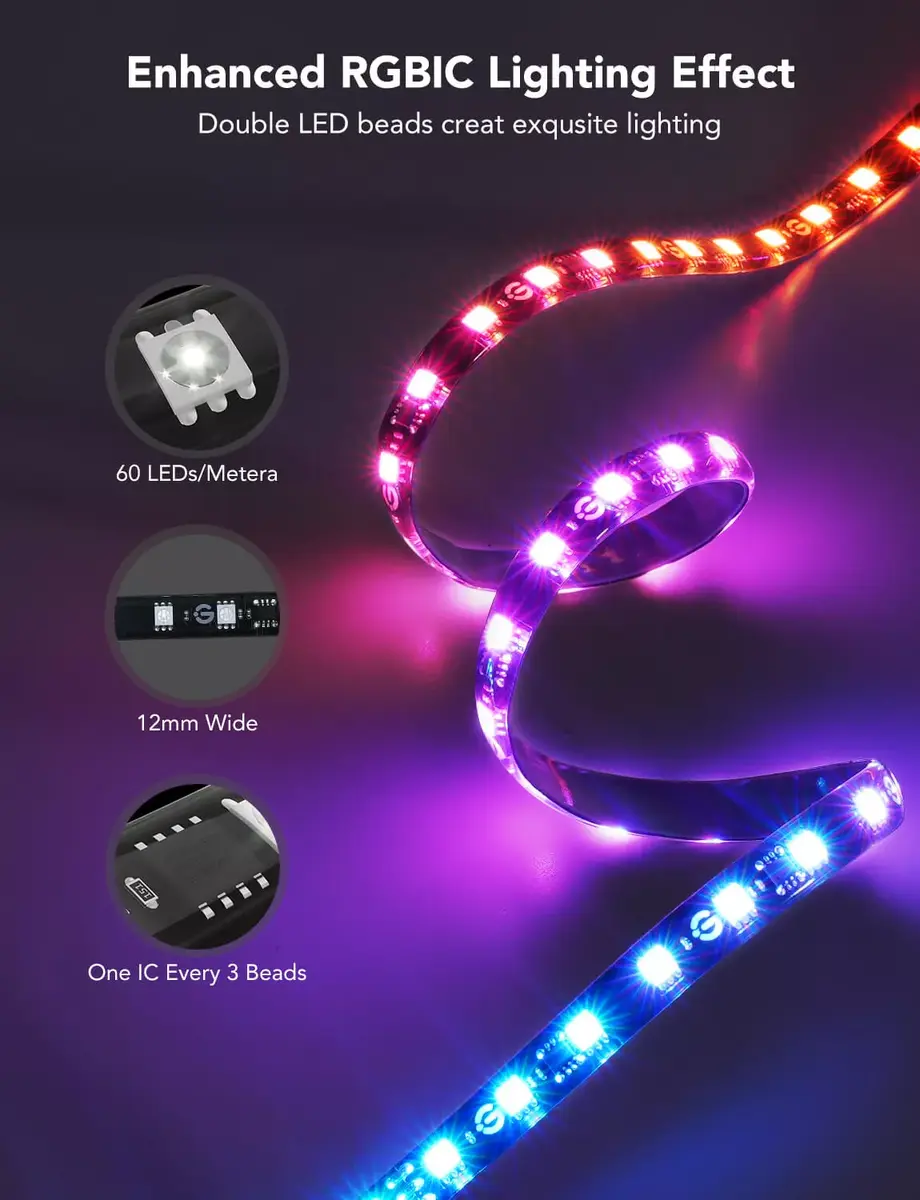 Viedā LED lente Govee H605C Photo 10