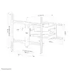 Neomounts smagā TV sienas stiprinājums WL40S-950BL18 Photo 16