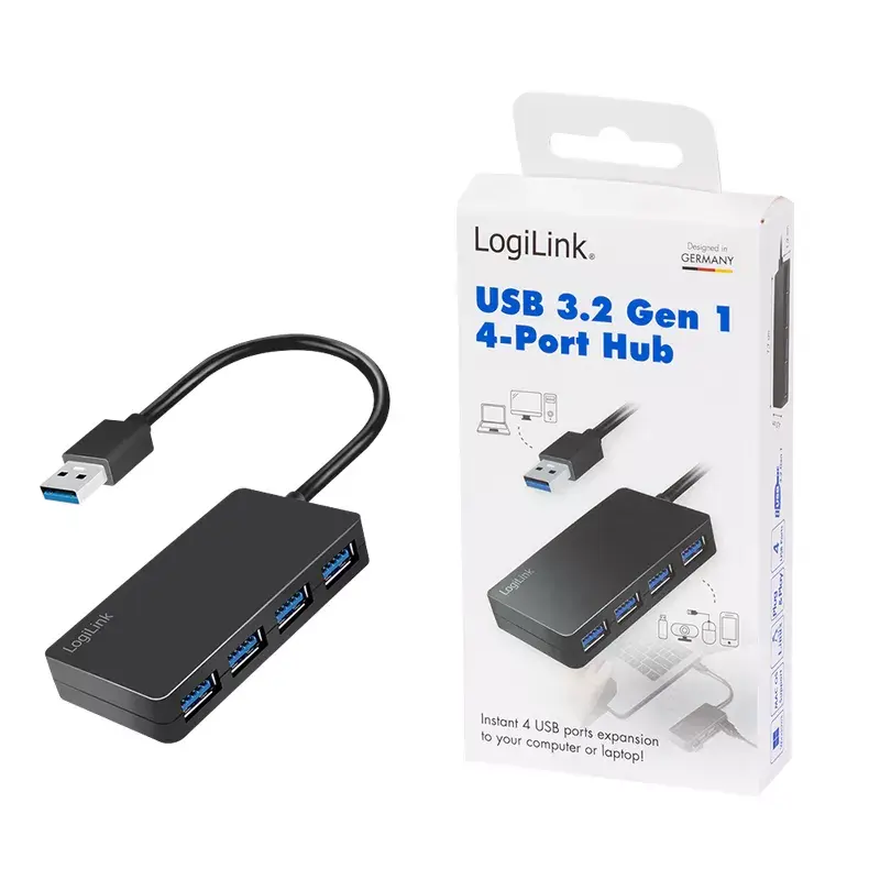 LogiLink USB 3.2 Gen1 4-portu centrmezgls Photo 6