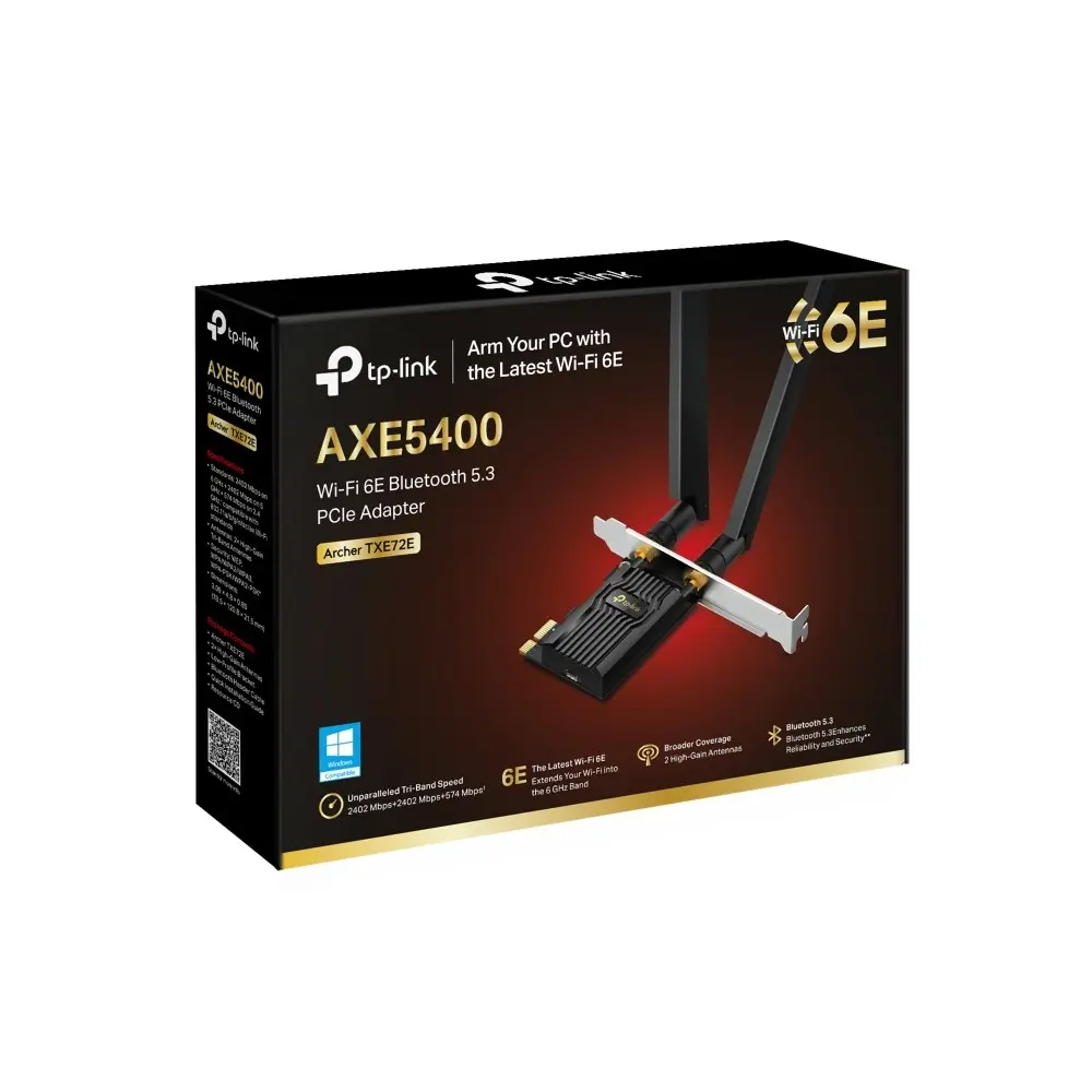 TP-Link AXE5400 Wi-Fi 6E Bluetooth 5.3 PCIe Adapter Photo 8