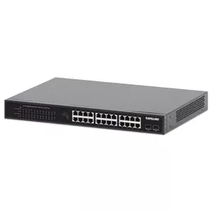 Неуправляемый коммутатор Intellinet 24-портовый Gigabit Ethernet PoE+ 370W