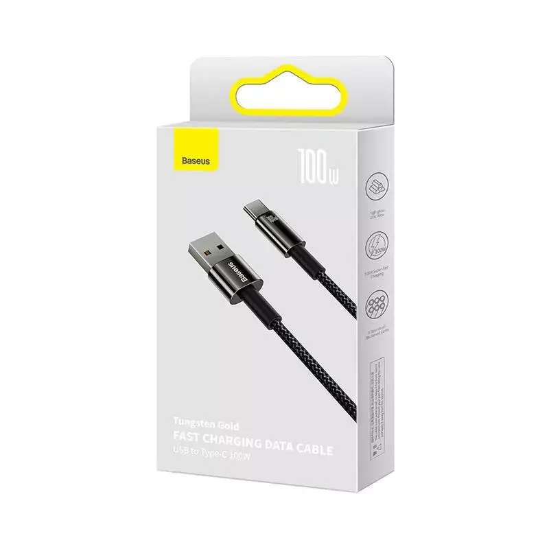 USB-C Cable Baseus TngstnGld ŞrjKbl 100W 2m-S Photo 7
