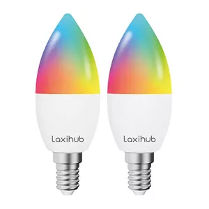 Laxihub LAE14S Wifi Bluetooth TUYA Smart LED Bulb (2-pack)