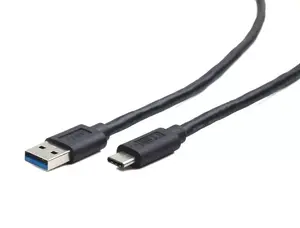 USB kabelis Cablexpert CCP-USB3-AMCM-1M — 1 m, USB A uz USB C, USB 3.2 Gen 1, melns
