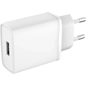 Vision USB-A Charger with EU Plug Universāls Balts AC Ātrā uzlāde Iekštelpas