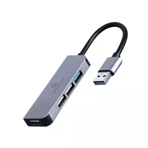 Gembird UHB-U3P1U2P3-01 док-станция для ноутбука Проводная USB 3.2 Gen 1 (3.1 Gen 1) Type-C Серебристый