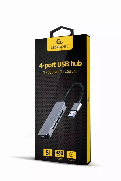 Док-станция Gembird UHB-U3P1U2P3-01 USB 3.2 Type‑C Photo 2