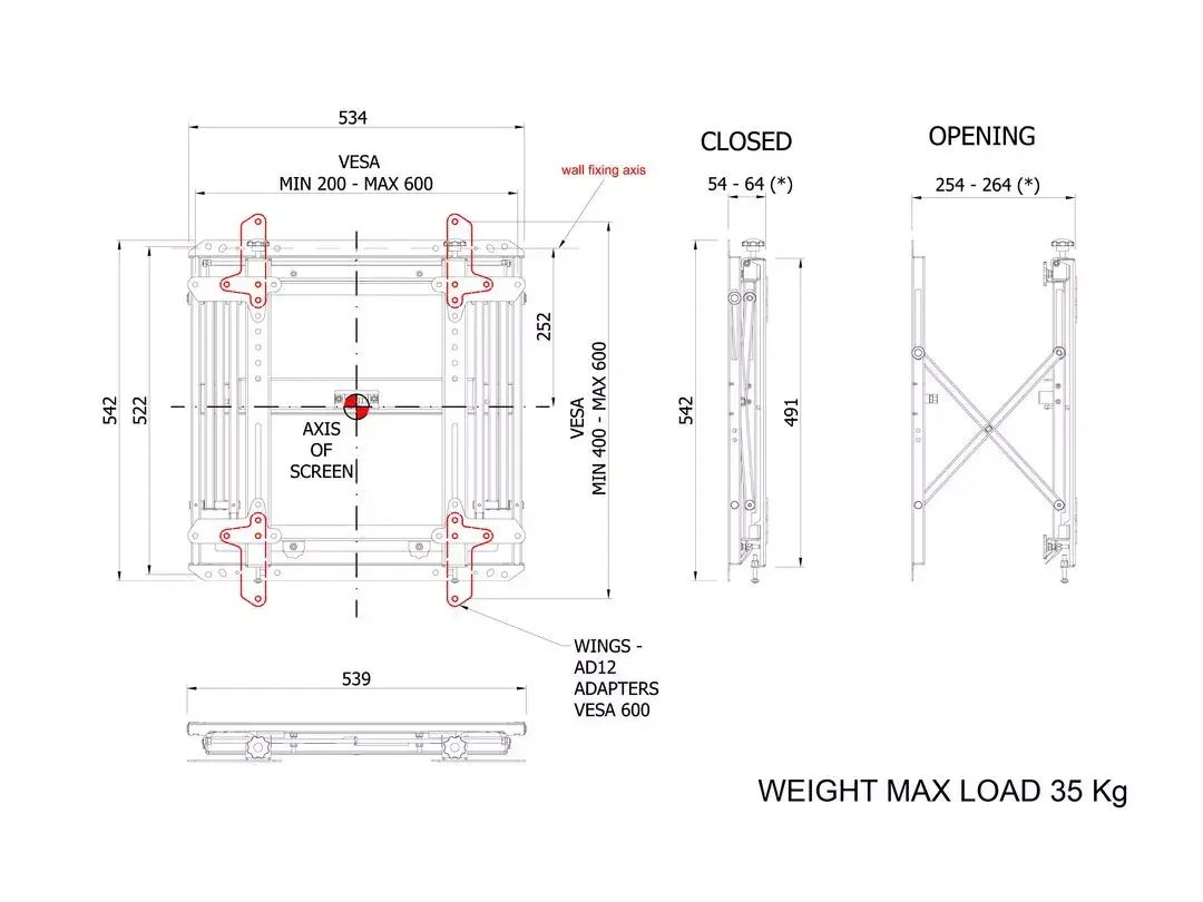Multibrackets 9967 TV mount 9967 Photo 22