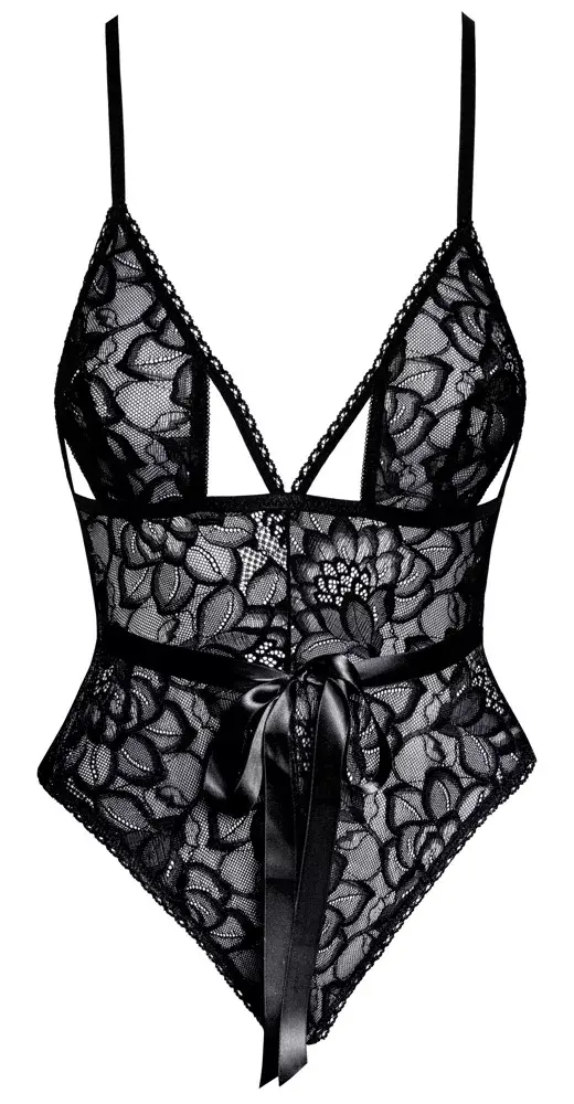 kissable Body Lace Kissable L/XL черное боди Photo 4