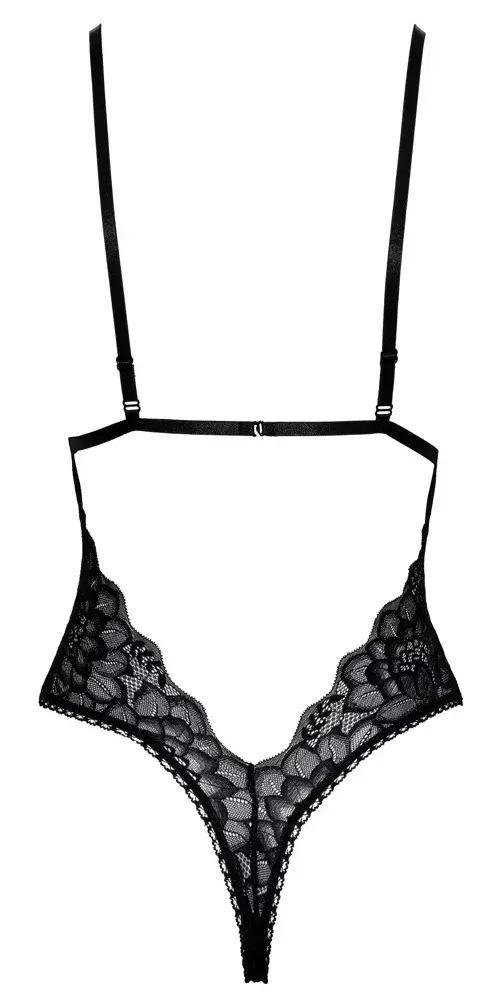 kissable Body Lace Kissable L/XL черное боди Photo 5