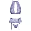 Комплект kissable Suspender Set S/M Black Photo 4