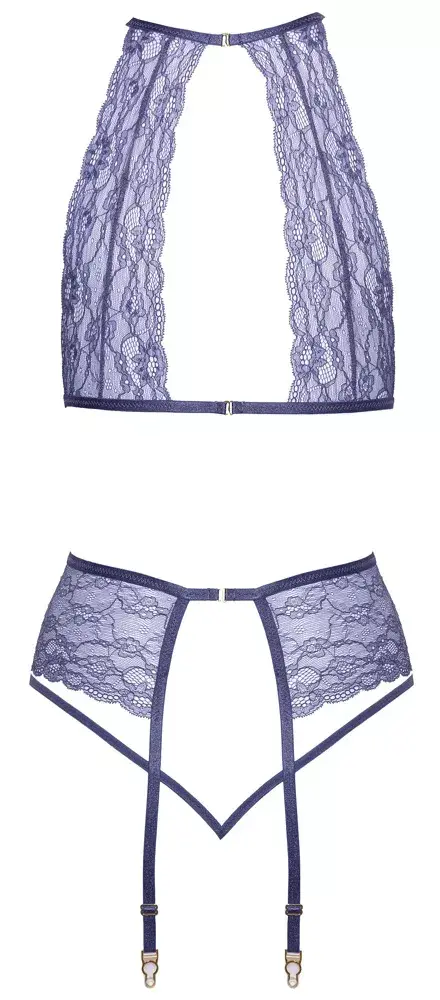 Комплект kissable Suspender Set S/M Black Photo 5