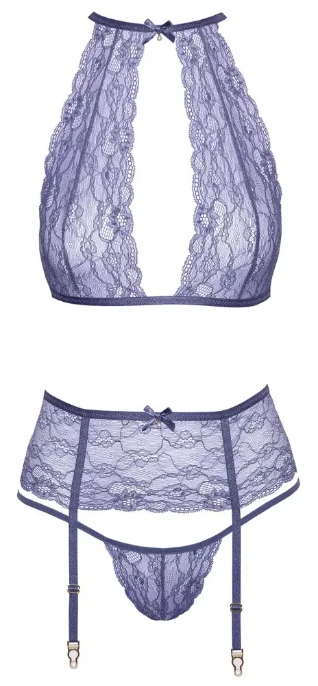 Комплект белья kissable Подвязки L/XL Черный Photo 4