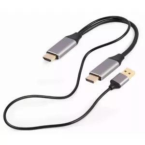 Video cable adapter Gembird A-HDMIM-DPM-01, 2 m, HDMI Type A to DisplayPort, black