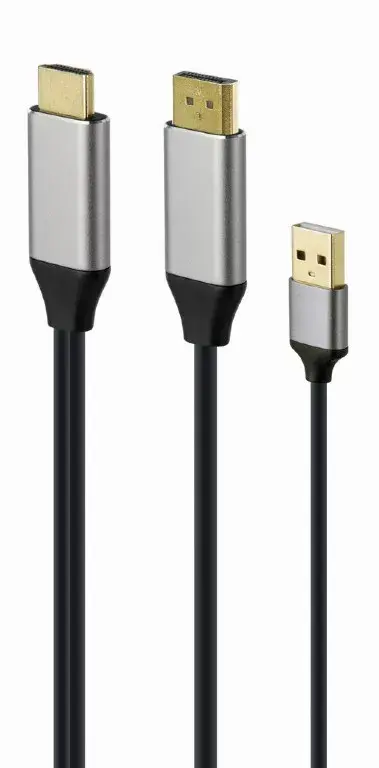 Gembird A-HDMIM-DPM-01 — HDMI uz DisplayPort adapters Photo 2