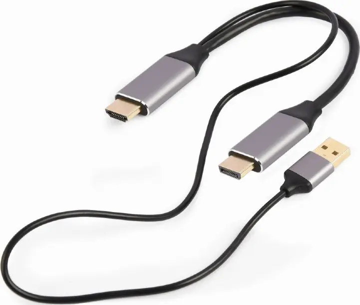 Video kabeļa adapters Gembird A-HDMIM-DPM-01, 2
