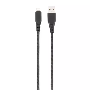 Cable Vivanco LongLife 1.5 m Black Lightning USB A MFI