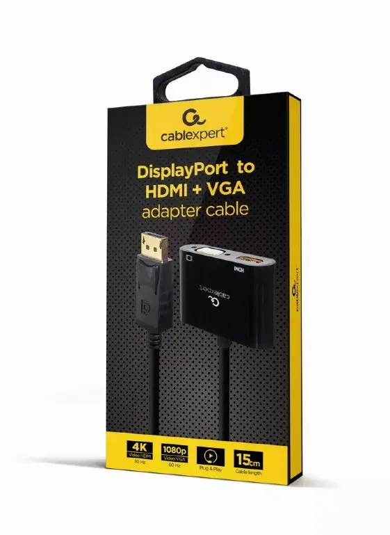 DisplayPort kabelis Gembird A-DPM-HDMIFVGAF-01 Photo 2