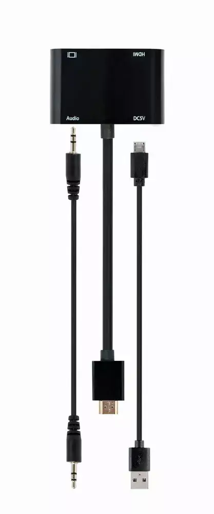 GEMBIRD адаптер HDMI→VGA A-HDMIM-HDMIFVGAF-01 Photo 4