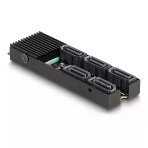 Конвертер DeLOCK M.2 2280 Key B+M male на 5 x SATA с радиатором