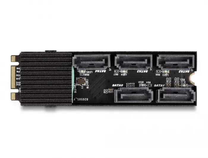 DeLOCK Converter M.2 2280 Key B+M male to 5 x SATA Photo 2