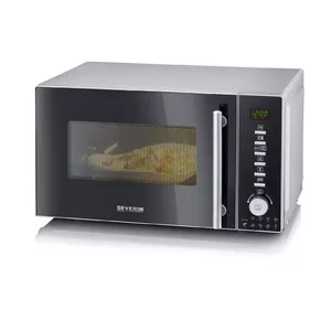 Severin MW 7773 microwave Countertop Grill microwave 20 L 800 W Silver, Stainless steel