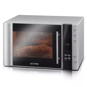 Severin MW 7775 microwave Countertop Grill microwave 30 L 900 W Black, Silver