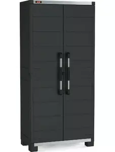 Шкаф для гаража Keter SZAFA DO GARAŻU XL CRV241543 — наружный хозяйственный шкаф, модель 241543