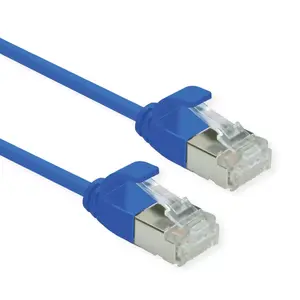 Networking Cable ROLINE 21.15.3345 2m Cat6a U/FTP RJ-45 Blue