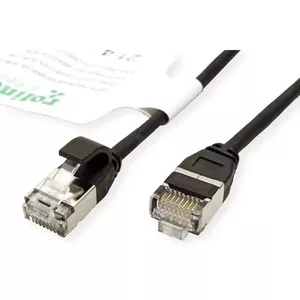Networking cable ROLINE GREEN 21.44.3356 Black 3 m Cat6a U/FTP